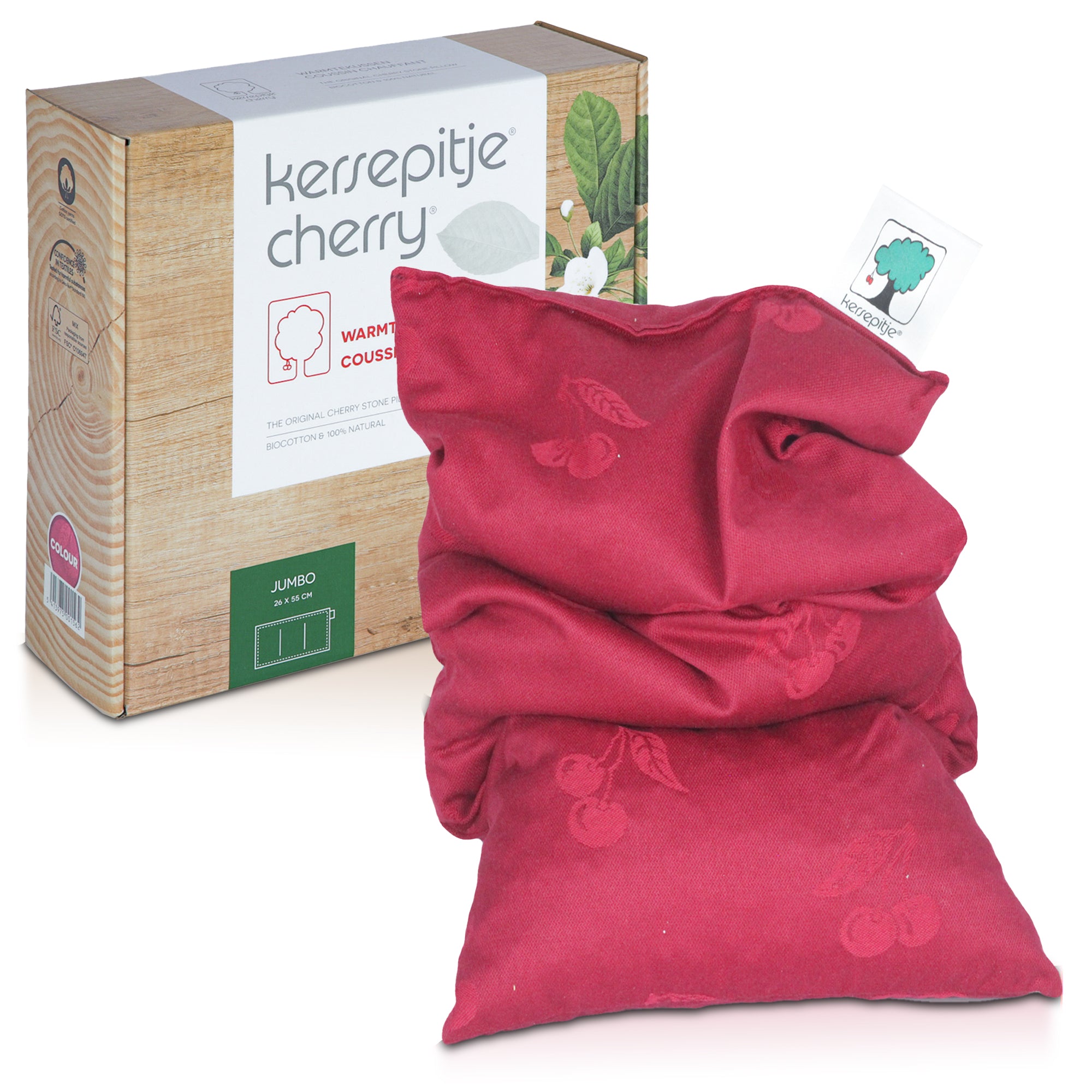 Kersepitje Jumbo® – Zeer Groot Kersenpitkussen – The ONLY Original