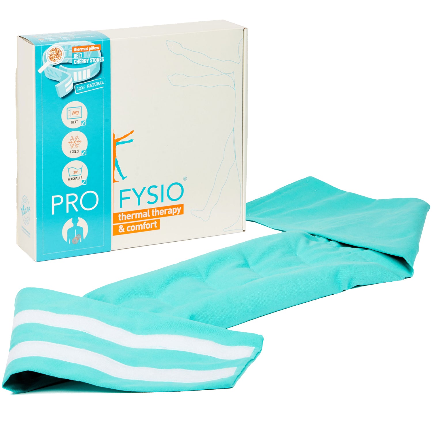 De ProFysio Belt is ideaal voor klachten in de onderrug of onderbuik, of bij menstruatieklachten. Te verkrijgen met een vulling van kersenpitten