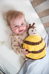 Soft Bee baby toy, to warm the bed and cuddle.